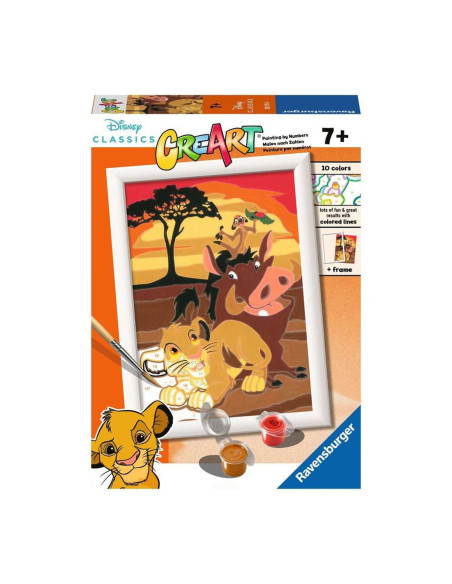 Kit pintar con números ravensburger creart