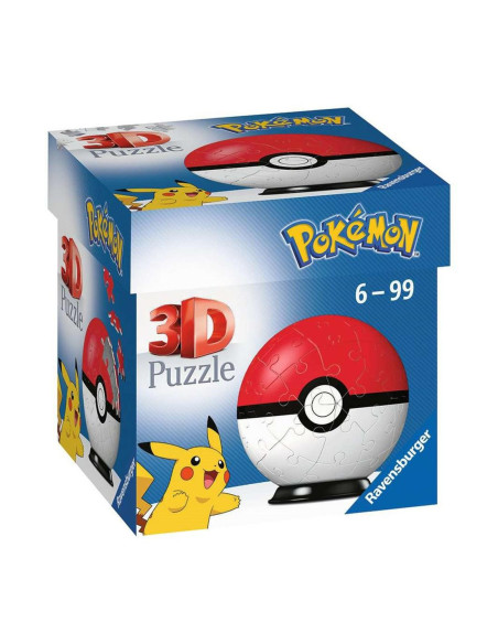 Puzzle 3d ravensburger pokemon pokeball classic