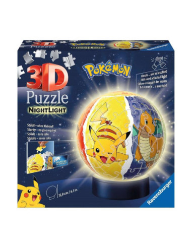 Puzzle 3d ravensburger nightlamp pokemon