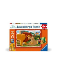 Puzzle ravensburger el rey leon 2x24