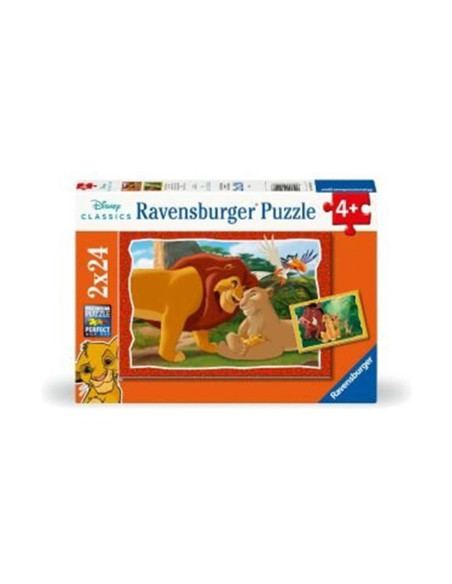 Puzzle ravensburger el rey leon 2x24