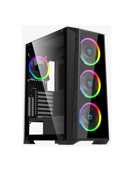 Caja ordenador gaming hiditec mh12 e - atx