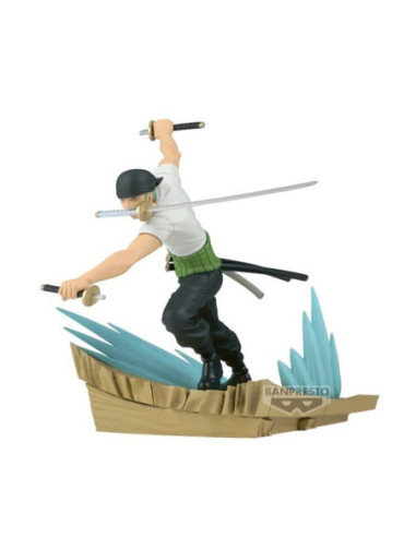 Figura banpresto one piece senkozekkei roronoa