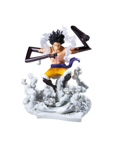 Figura banpresto one piece senkozekkei - monkey d.luffy