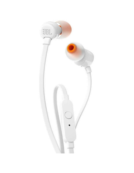 Auriculares intrauditivos jbl t110 white pure