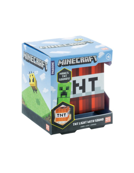 Lampara paladone minecraft caja tnt