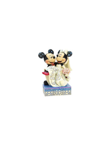 Figura enesco disney mickey & minnie