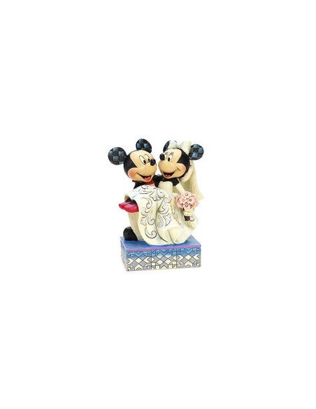 Figura enesco disney mickey & minnie