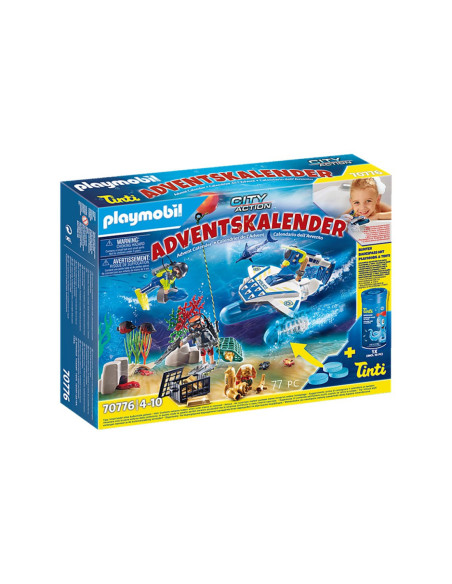 Playmobil calendario adviento mision policial