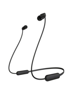 Auriculares sony wic200b negro inalambricos microfono