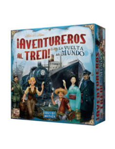 Juego mesa ¡aventureros al tren! la