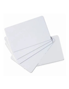 Tarjeta pvc blanca zebra premier pack - 100u
