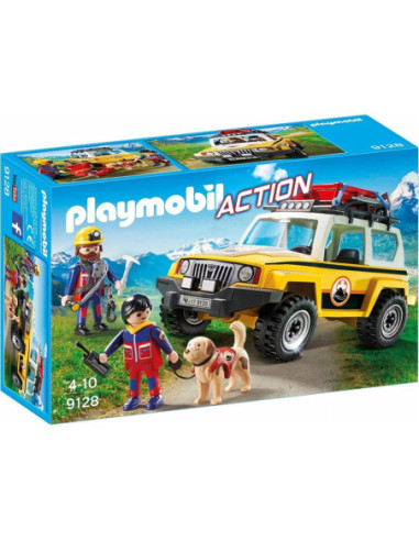 Playmobil vehiculo rescate en la montaña