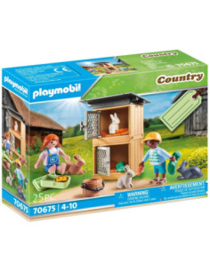 Playmobil set regalo alimentar conejos