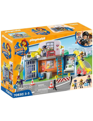 Playmobil duck on call centro operaciones