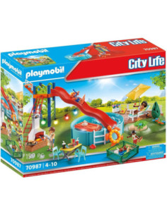 Playmobil fiesta en la piscina con