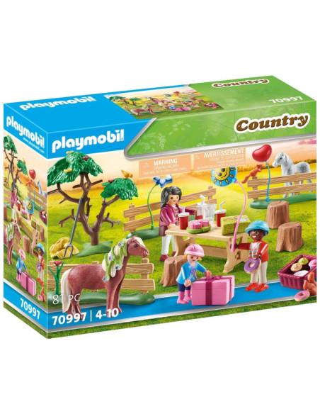 Playmobil fiesta cumpleaños en la granja