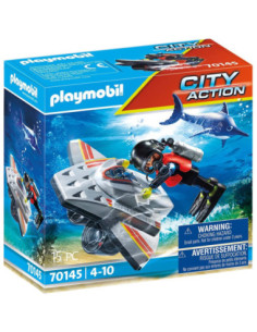 Playmobil maritimo : scooter buceo en