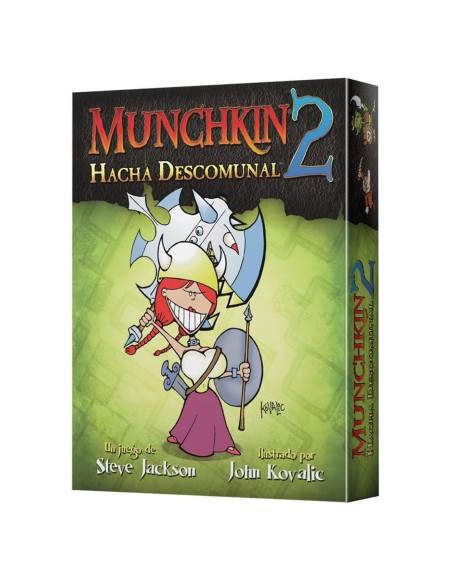 Juego mesa munchkin 2: hacha descomunal