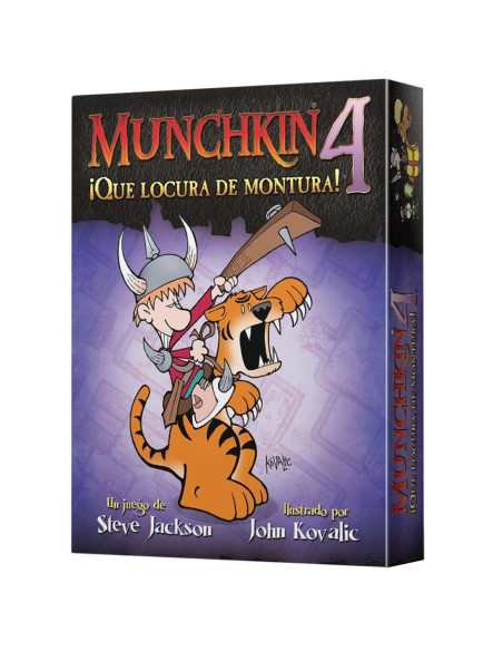 Juego mesa munchkin 4: ¡que locura