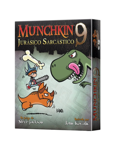 Juego mesa munchkin 9: jurásico sarcástico
