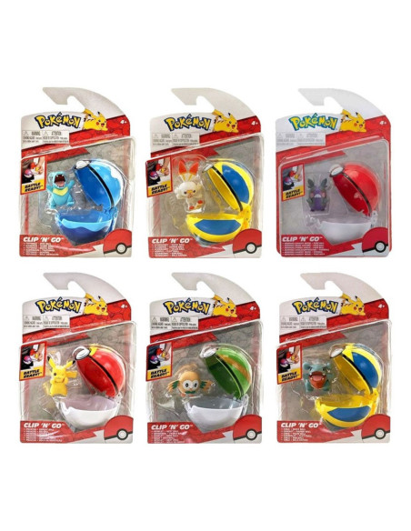 Pokeball pokemon clip 'n' go wave