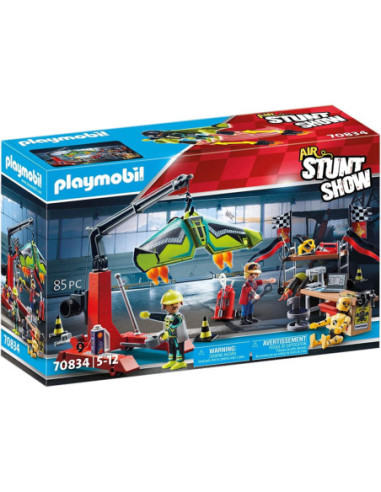 Playmobil air stuntshow estacion servicio