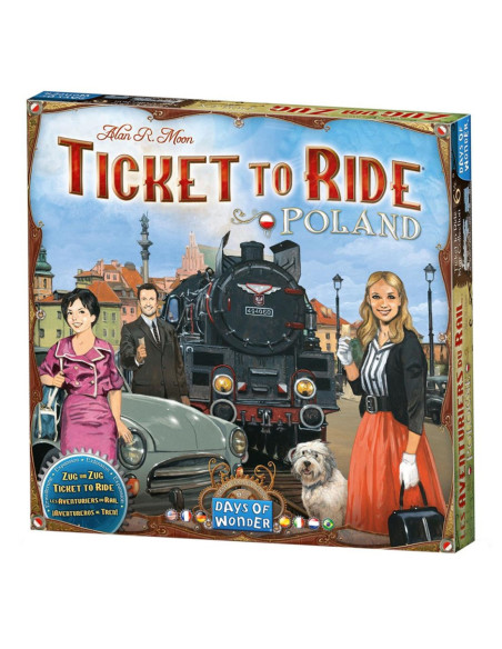 Juego mesa aventureros al tren polonia