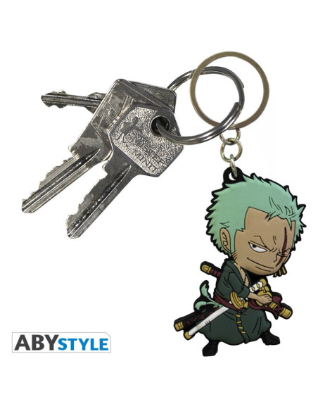 Llavero pvc abystyle one piece zoro
