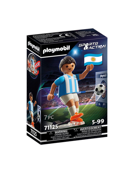 Playmobil jugador fútbol -  argentina