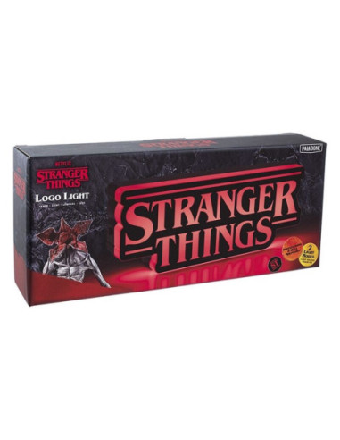 Lampara paladone stranger things shaped logo