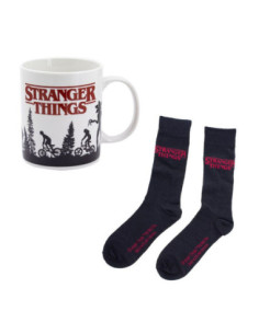 Set taza y calcetines paladone stranger