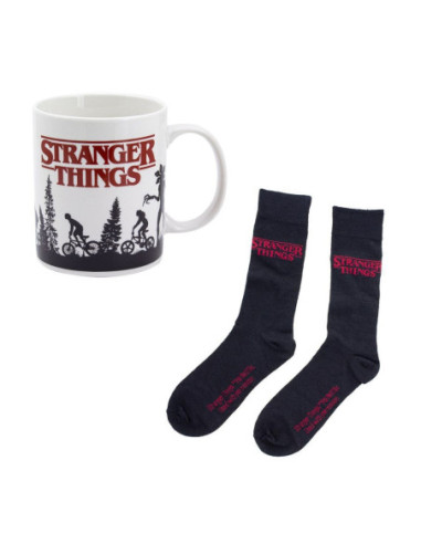 Set taza y calcetines paladone stranger