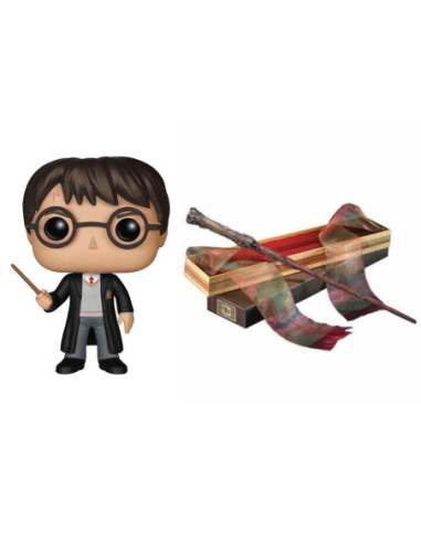 Pack funko + varita harry potter