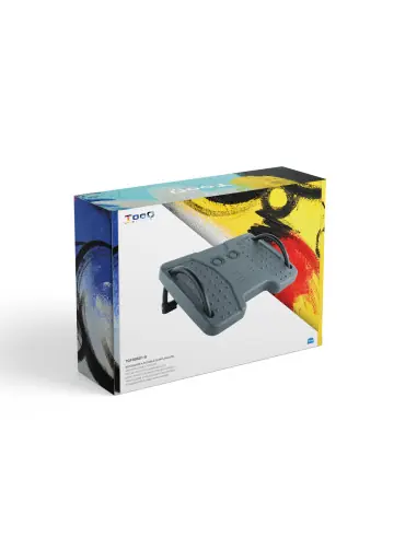 Reposapies tooq confort ajustable gris