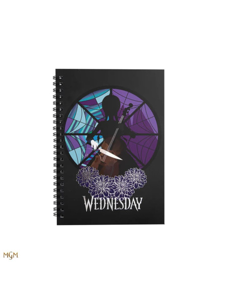Libreta cinereplicas wednesday addams -  miercoles