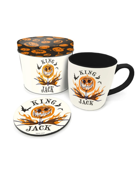 Set taza posavasos + lata pyramid