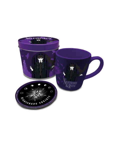 Set taza posavasos + lata pyramid