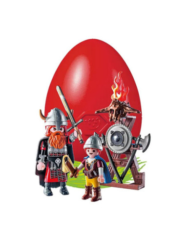 Playmobil vikingos con escudo