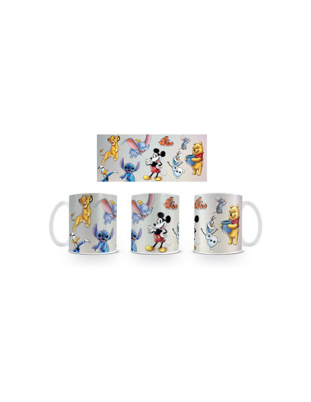 Taza pyramid disney personajes mix 315