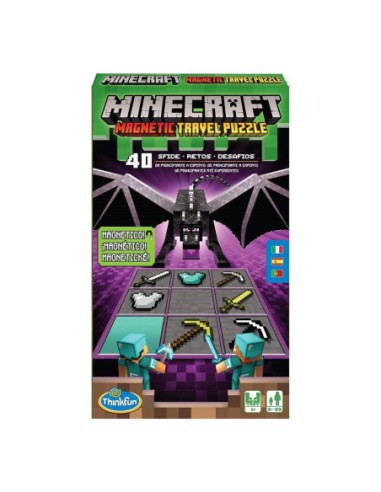 Puzzle magnético viaje minecraft