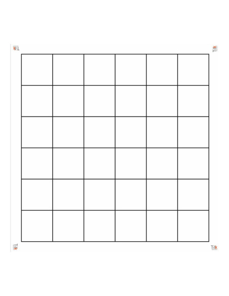 Tapete blanco tilk bee - bot blue - bot