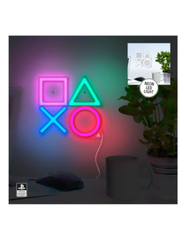 Lámpara pared paladone plastation luz led