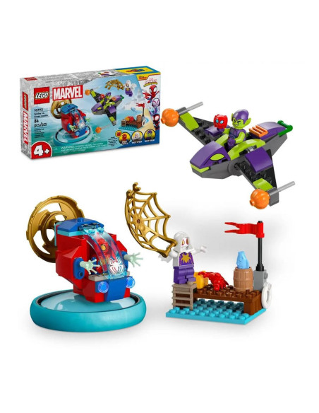 Lego spidey vs duende verde