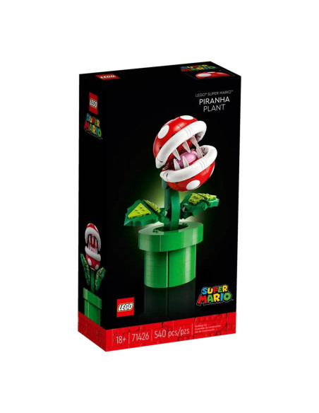 Lego super mario planta piraña