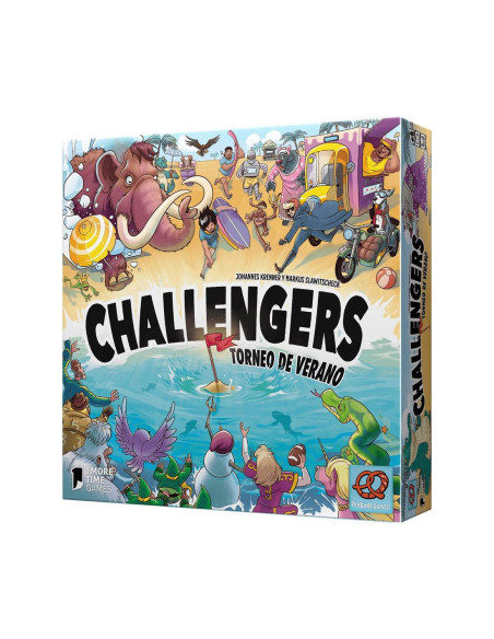 Juego mesa challengers! torneo verano edad