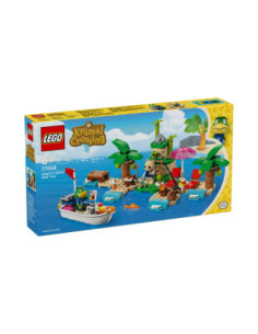 Lego animal crossing paseo en barca