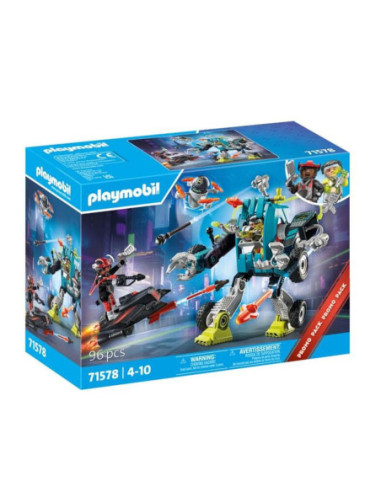 Playmobil robot vs planeador