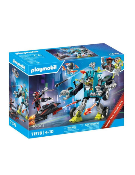 Playmobil robot vs planeador