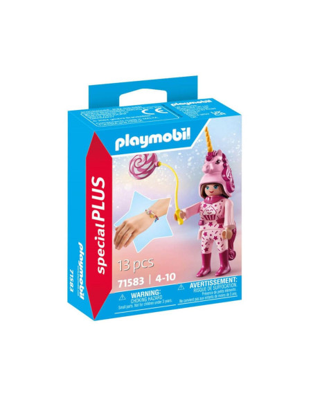 Playmobil niña con traje unicornio